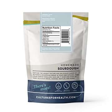 Cultures for Health Rye Sourdough Starter | Heirloom Style Dehydrated Culture for Baking Artisan Bre...