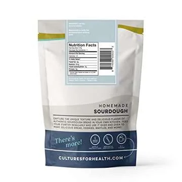 Cultures for Health Rye Sourdough Starter | Heirloom Style Dehydrated Culture for Baking Artisan Bre...