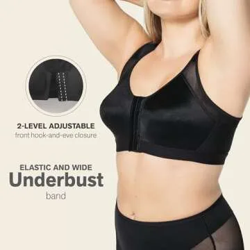 Leonisa Posture Corrector Wireless Bra for Comfortable Support