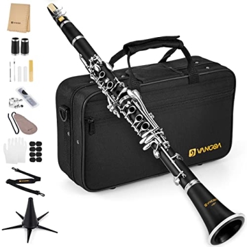 Vangoa Bb Clarinet for Beginners - Complete Kit with Hard Case & Accessories