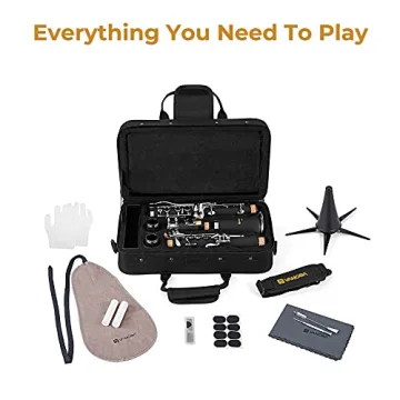 Vangoa Bb Beginner Clarinet Complete Starter Kit