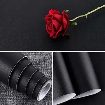 Transform Any Room with Mecpar Black Contact Paper
