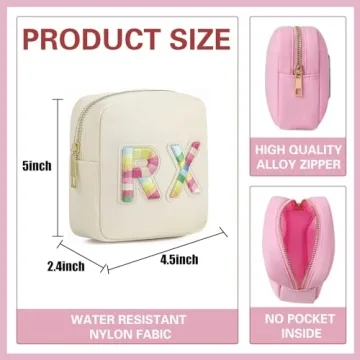 Chic Chenille RX Letter Bags for Easy Organization