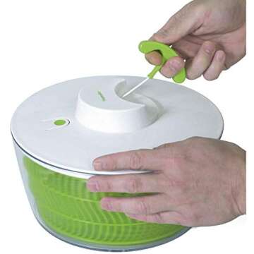 Prep Solutions 4 Quart Salad Spinner with Pull Cord
