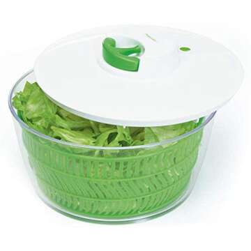 Prep Solutions 4 Quart Salad Spinner with Pull Cord