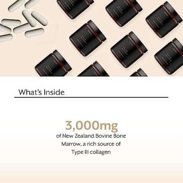 ProMix Grass-Fed Bone Marrow Capsules - Rich in Vitamins 180 Pack