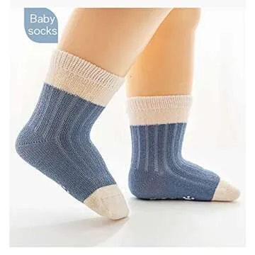 Stylish Non-Slip Socks for Active Toddlers - QandSweet