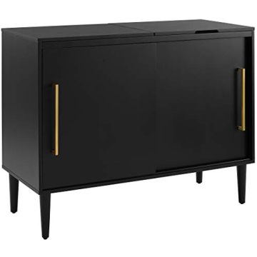 Crosley Everett Record Player Stand with Vinyl Storage