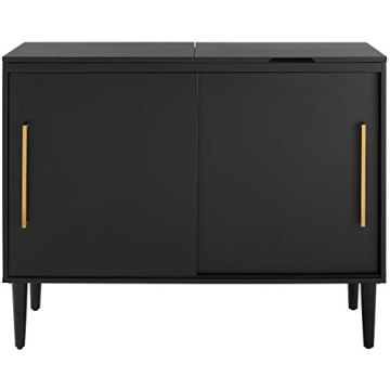 Crosley Everett Record Player Stand with Vinyl Storage