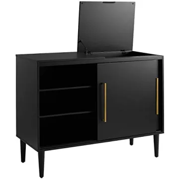 Crosley Everett Record Player Stand with Vinyl Storage