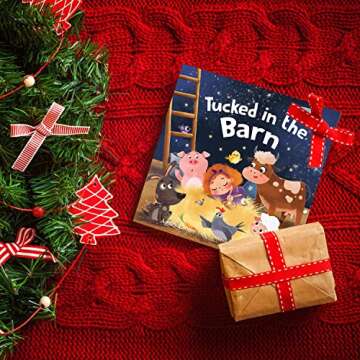 Tucked in the Barn: Farm Animals Bedtime Book. Good Night Rhyming Story for Toddlers, Ages 3 to 5. P...