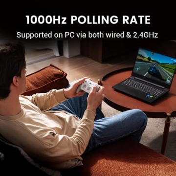 GameSir G7 Pro Wired Controller for Xbox Series X|S, Xbox One, Wireless Gamepad for PC&Android with TMR Sticks, Hall Effect Analog Triggers, 1000Hz Polling Rate, 3.5mm Audio Jack - White (Renewed)