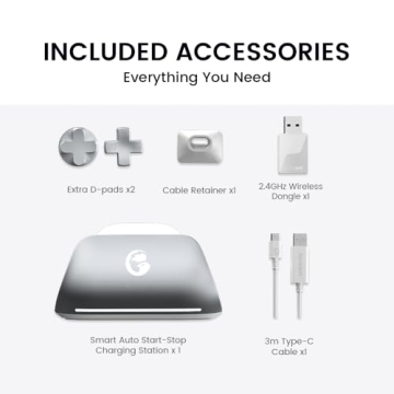 GameSir G7 Pro Wired Controller for Xbox Series X|S, Xbox One, Wireless Gamepad for PC&Android with TMR Sticks, Hall Effect Analog Triggers, 1000Hz Polling Rate, 3.5mm Audio Jack - White (Renewed)