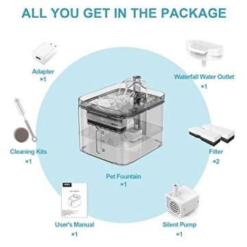 NPET Cat Water Fountain 3L Automatic Pet Drinking Fountain