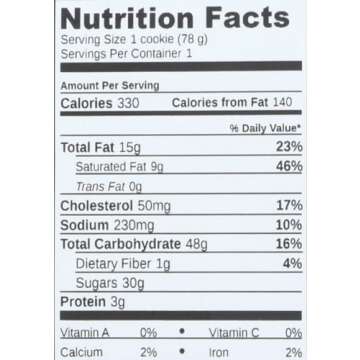 WOW Baking Company Gluten-Free Cookies, Chocolate Chip, 2.75 Ounce (Pack of 12)