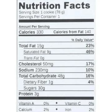 WOW Baking Company Gluten-Free Cookies, Chocolate Chip, 2.75 Ounce (Pack of 12)