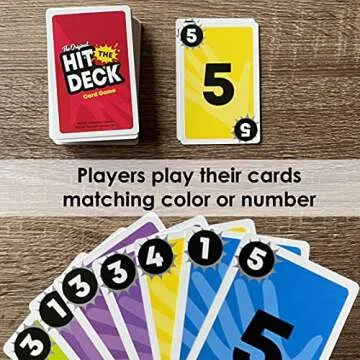 University Games Hit The Deck Card Game for Family Fun