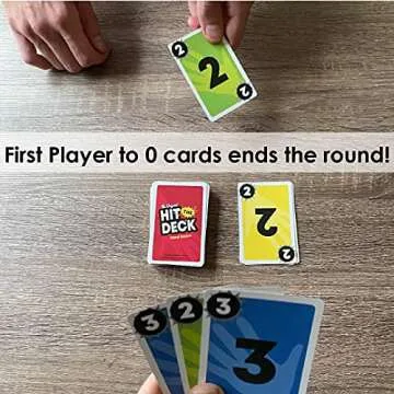 University Games Hit The Deck Card Game for Family Fun