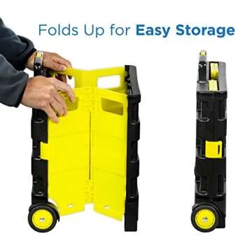Utility Cart with Lid - Portable, Collapsible Solution