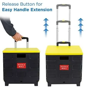 Utility Cart with Lid - Portable, Collapsible Solution