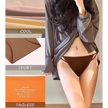 Comfortable Sexy Bikini Underwear 10 Pack for Women