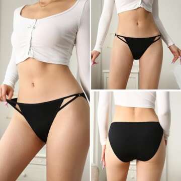 Comfortable Sexy Bikini Underwear 10 Pack for Women