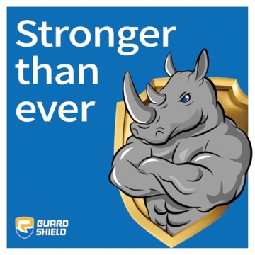 GUARD SHIELD Black Tarp Waterproof & Durable 10x14 Feet