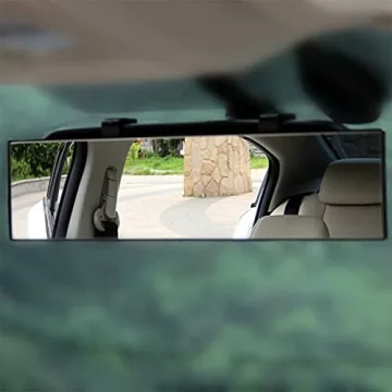 8sanlione Panoramic Rearview Mirror for Driving Safety and Style