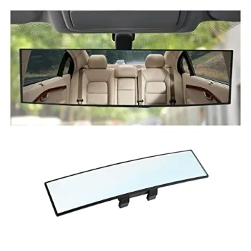 8sanlione Panoramic Rearview Mirror for Driving Safety and Style