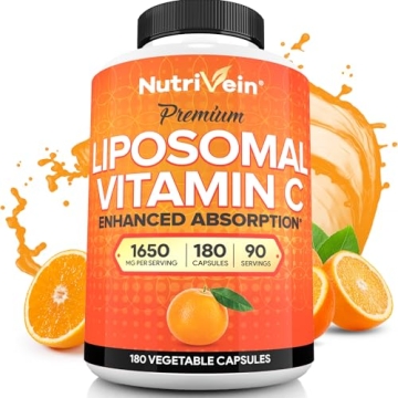Nutrivein Liposomal Vitamin C 1650mg for High Absorption