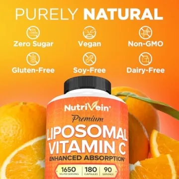 Nutrivein Liposomal Vitamin C 1650mg for High Absorption