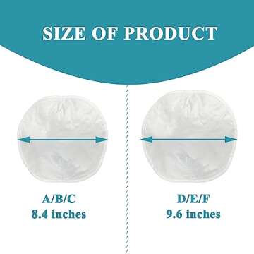 2PCS Castor Oil Breast Pack Wrap -Reusable Organic Castor Oil Compress Pads Less Mess for Fibrocysti...