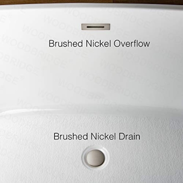 WOODBRIDGE 59" Acrylic Freestanding Bathtub - Luxury Comfort Solutions