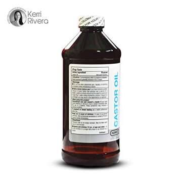 Castor Oil 16oz USP Food Grade Ultra Pure - Skin Healing Stimulate Growth of Hair Eyelashes Eyebrows - Cold Pressed Hexane Free Tasteless Odorless - Laxative For Constipation Labeled For Internal Use