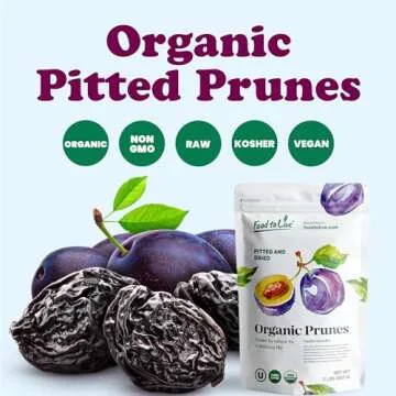 Organic Pitted Prunes - Delicious & Nutrient-Rich Dried Plums