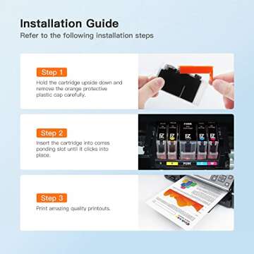 E-Z Ink Compatible Ink Cartridge Replacement for Canon CLI-251XL CLI 251 to use with PIXMA MX922 IP7220 MG5520 MG5420 IX6820 IP8720 MG7520 MG6320 Printer (4 Cyan, 4 Magenta, 4 Yellow, 12 Pack)