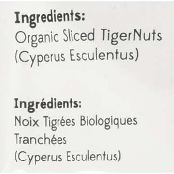 Organic Sliced TigerNuts 6 OZ