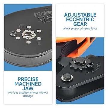 iCrimp Hexagonal Ratchet Crimper for End Sleeves and Ferrules 0.5-16mm2 AWG 20-5