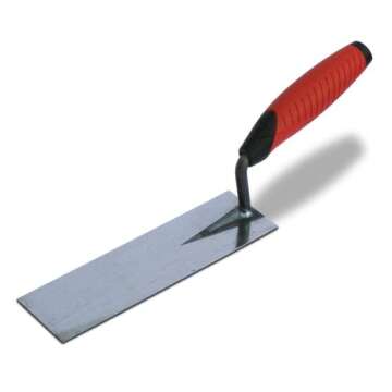 RUBIFLEX PFP33-170X50 MM. (6 11/16" X 1 15/16") Brick Trowel, bimaterial Handle, Construction Tool, ...