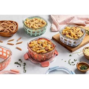 Ello Duraglass Meal Prep Food Storage Containers Set