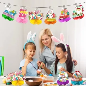 8-Piece Easter Table Centerpieces for Festive Decor