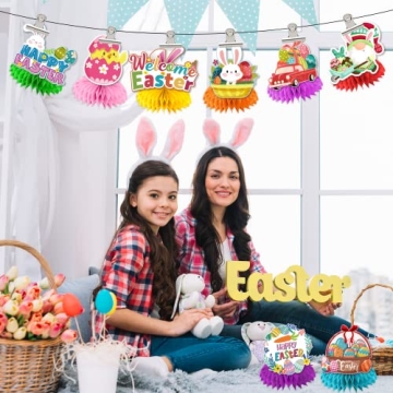 8-Piece Easter Table Centerpieces for Festive Decor