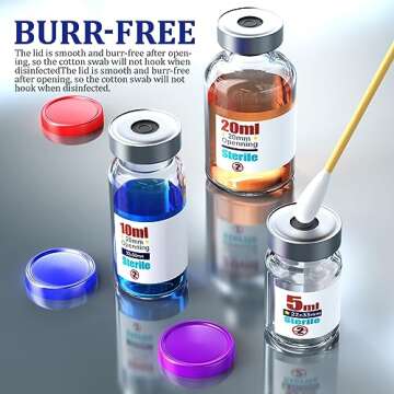 Sterile Empty Vials with Self Healing Port | Ks-Tek