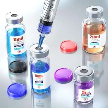 Sterile Empty Vials with Self Healing Port | Ks-Tek
