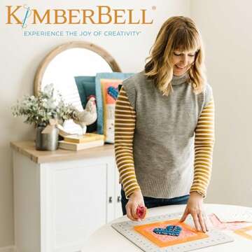 Kimberbell Orange Pop Quilting Rulers Set for Precise Cutting