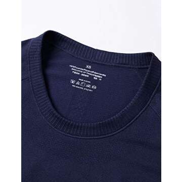 CRZ YOGA Women's Long Sleeve Running Shirt - Breathable Gym Top