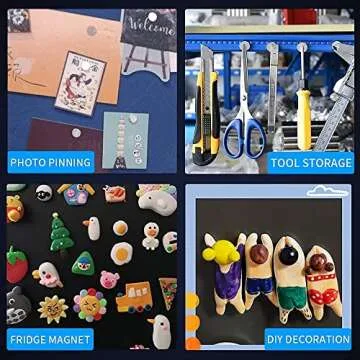 MIN CI 30 Pcs Super Strong Rare Earth Magnets Disc, 20 x 3 mm Decorative Round Fridge Neodymium Magnets, Fun Small Refrigerator Magnet for Whiteboard, Cute Locker Magnets, for Crafts Dry Erase Board