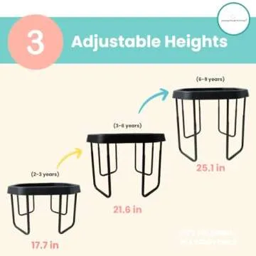 Small Tuff Tray and Stand | Sensory Table | Sand and Water | Indoors and Outdoors | Classroom Furniture | Sandbox | Kids Activity Play Tray | Includes 2