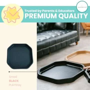 Small Tuff Tray and Stand | Sensory Table | Sand and Water | Indoors and Outdoors | Classroom Furniture | Sandbox | Kids Activity Play Tray | Includes 2