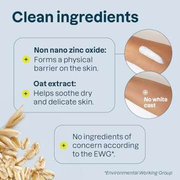 Bundle of ATTITUDE Mineral Sunscreen Face and Body Stick for Sensitive Skin, SPF 30, EWG Verified, Plastic-Free, Broad Spectrum UVA/UVB Protection with Zinc Oxide, Vegan, Unscented